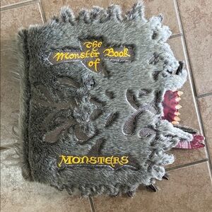 Harry Potter Gray Furry Monster Book Cover